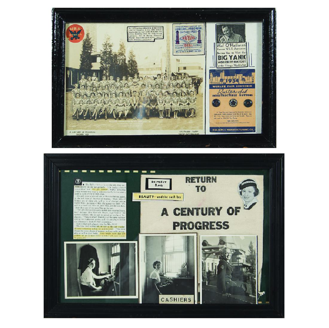 Two Framed Souvenirs Collections from the Century of (1 of 8)