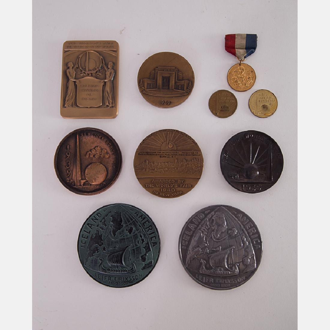 A Collection of Ten Metal Souvenir Awards, Medallions (1 of 4)