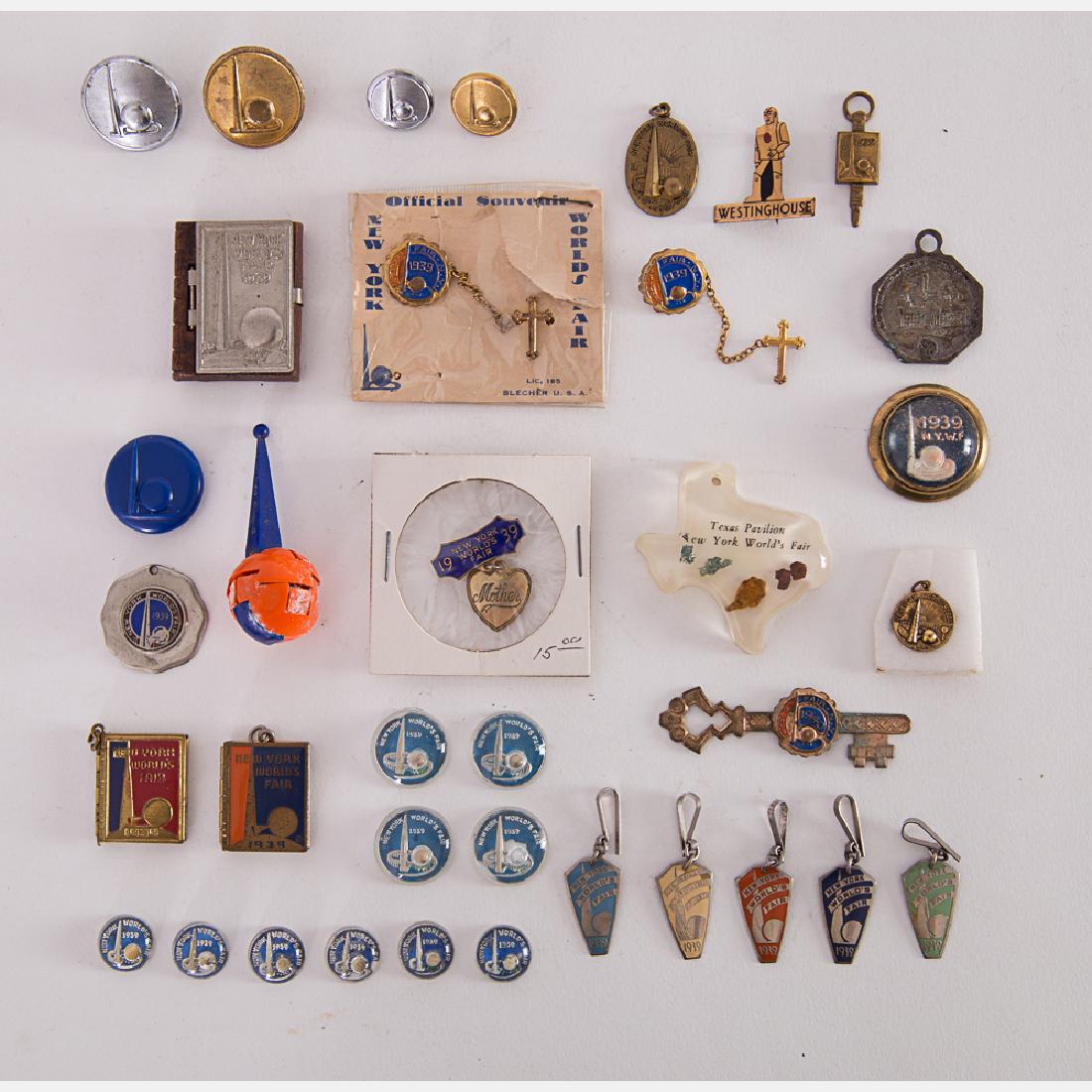 A Collection of Thirty-Six Pendants, Charms and Buttons (1 of 5)