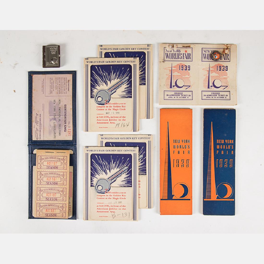 A Collection of Nine Paper Souvenirs and Tickers from (1 of 7)