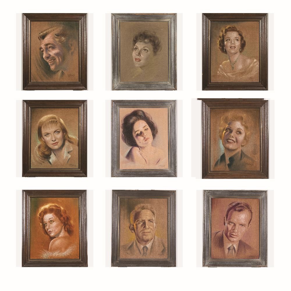 C. Takas (20th Century) Nine Portraits of Classic Movie (1 of 20)