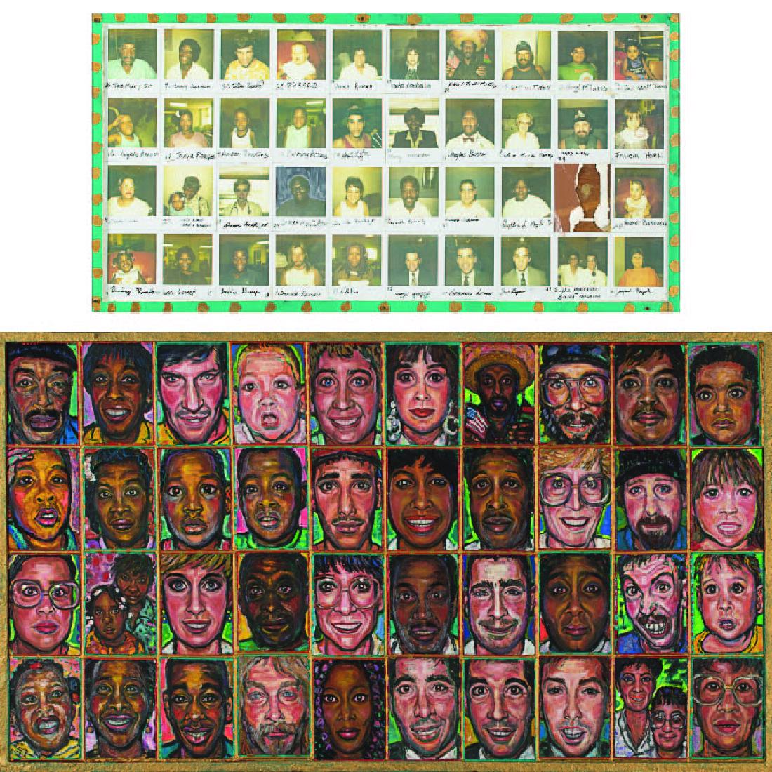 Anna Arnold (20th Century) Forty Portraits, Mixed media (1 of 10)