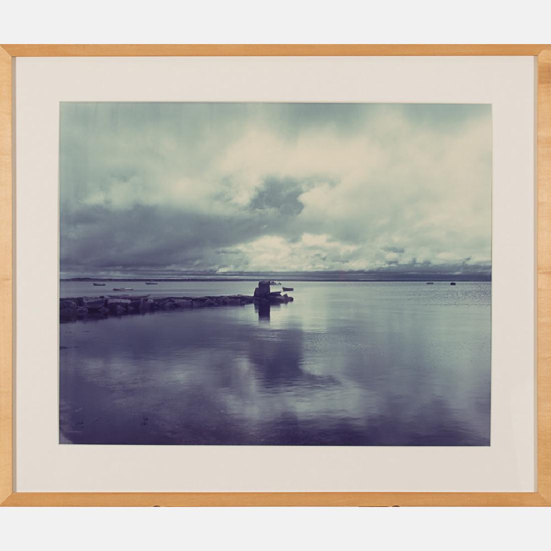 Joel Meyerowitz (b. 1938) Bay/Sky Series, Provincetown,: Joel Meyerowitz (b. 1938) Bay/Sky Series, Provincetown, Chromogenic print. Framed dimensions: h: 24 1/2 x w: 29 1/4 in. H: 18 W: 23 in. From the corporate collection of the Richard E. Jacobs Group.