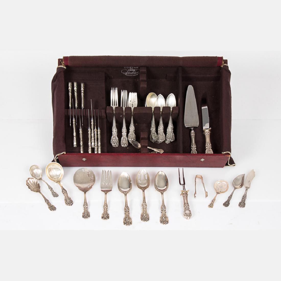 A Reed and Barton Sterling Silver Flatware Service in (1 of 2)