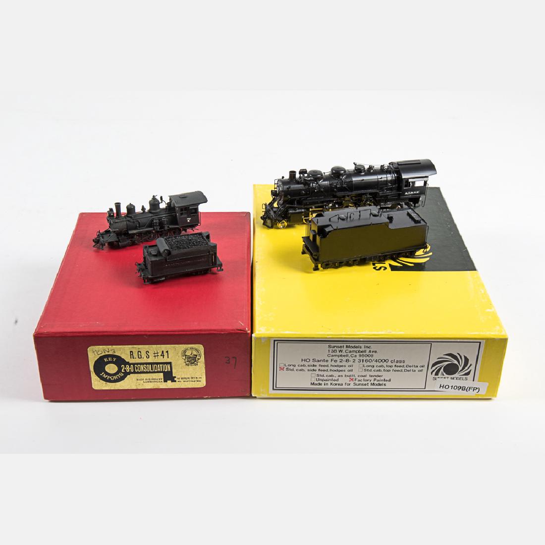 Two HO Scale Brass Train Engines by Various Makers, (1 of 2)