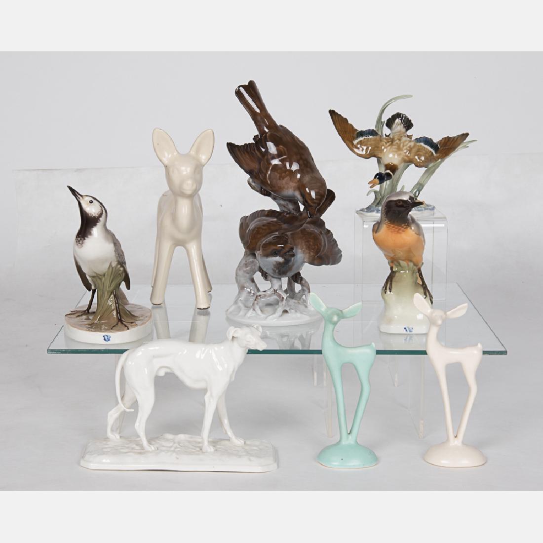 A Collection of Animal Porcelain Figures by Rosenthal,