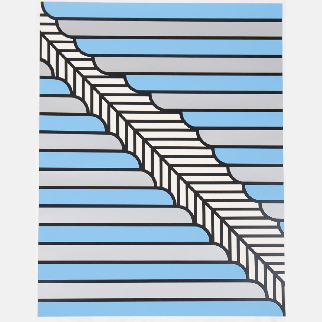 Nicholas Krushenick (1929-1999) Untitled, 1967, (1 of 3)