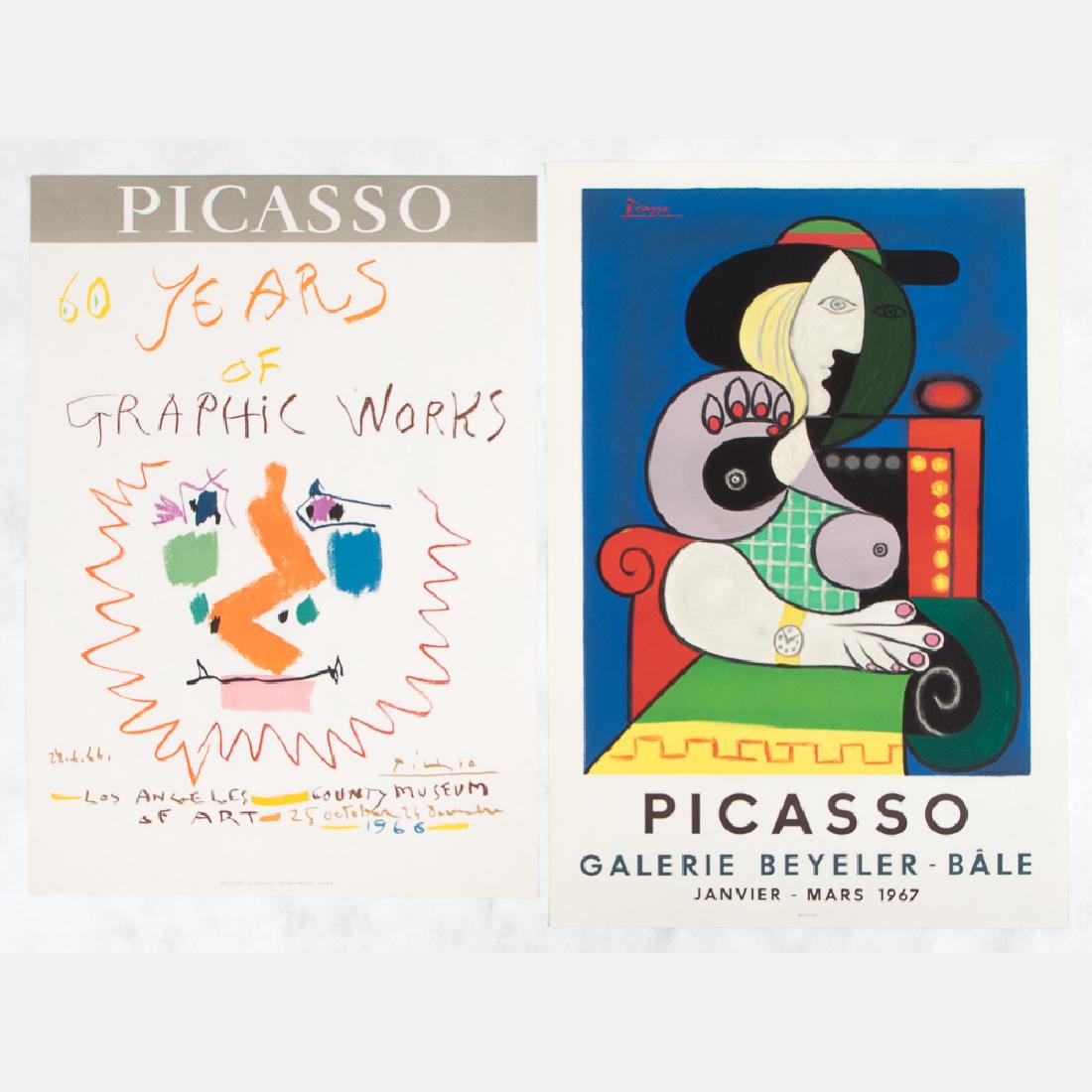 Pablo Picasso (1881-1973) Two Exhibition Posters, (1 of 1)
