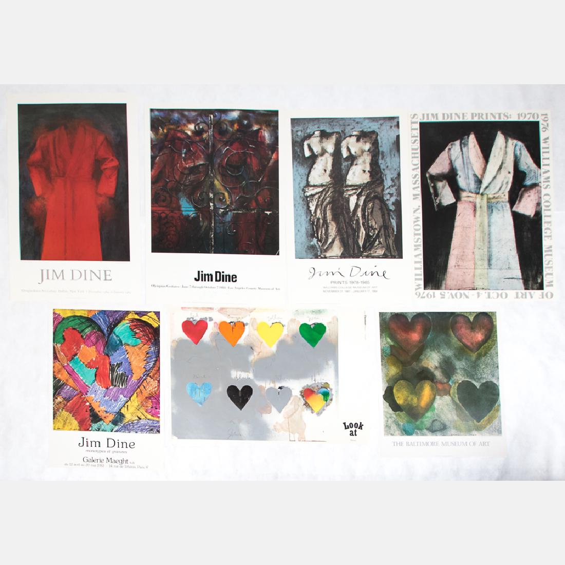 Jim Dine (b. 1935) A Collection of Seven Exhibition (1 of 2)