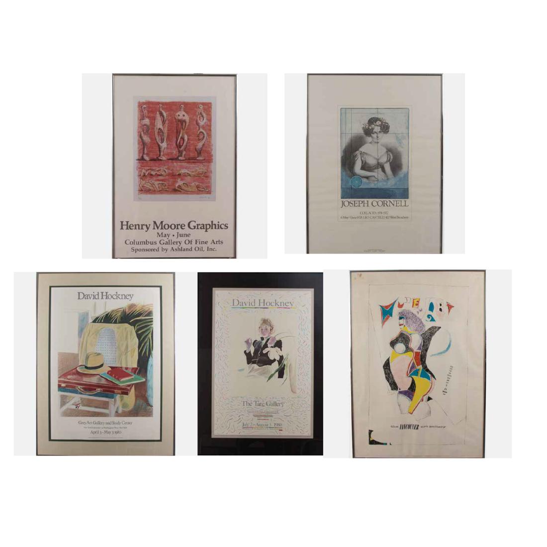 A Group of Exhibition Posters for Various Artists, 20th (1 of 17)