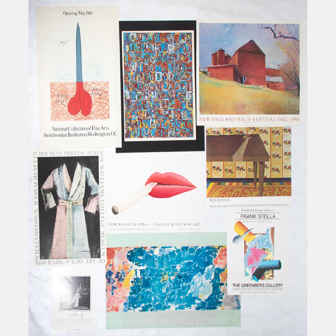 A Collection of Nine Lithographic Exhibition Posters by (1 of 1)