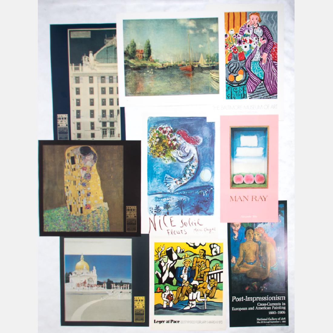 A Collection of Nine Lithographic Exhibition  Posters (1 of 1)