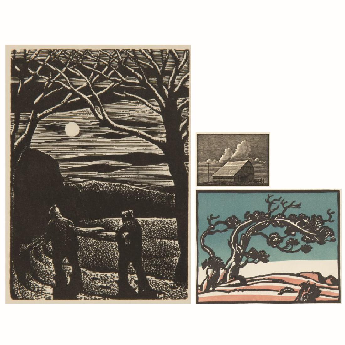 A Group of Three Miniature Print Society (Hicksville, (1 of 14)