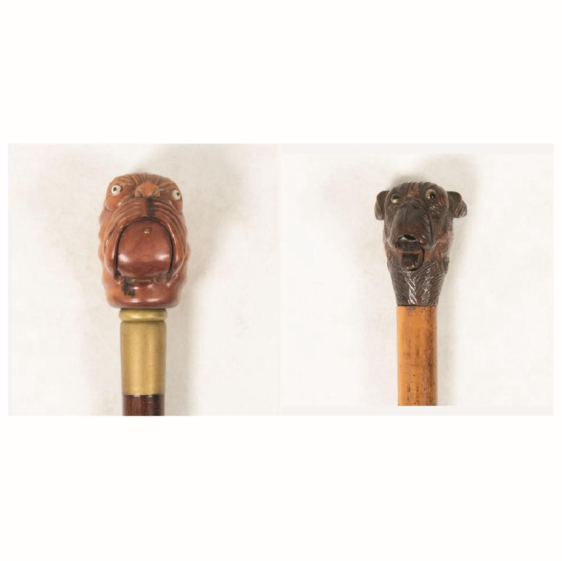 Two Wood and Metal Mechanical Bulldog Form (1 of 11)