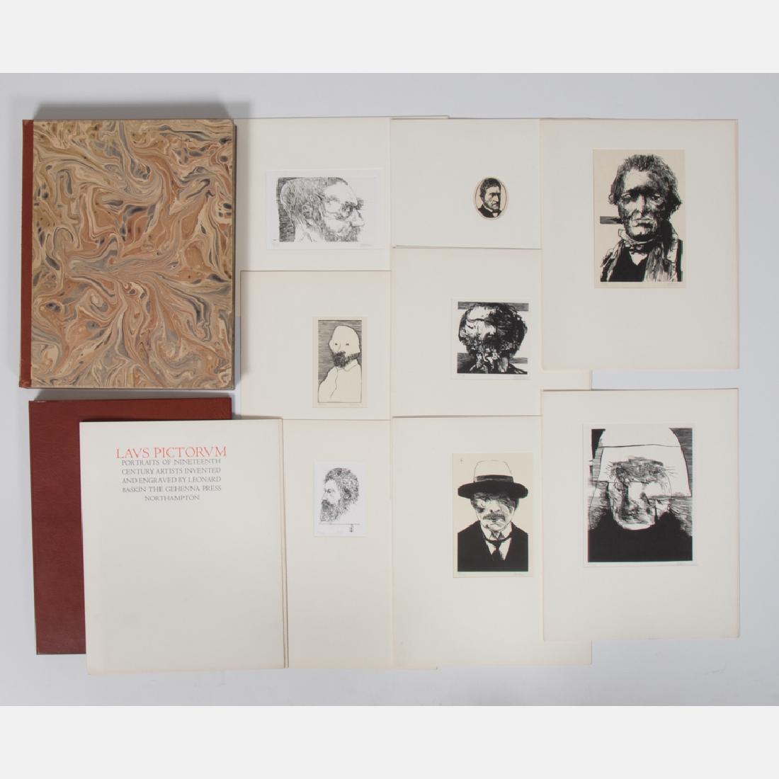 Leonard Baskin (1922-2000) Lavs Pictorvm, 1968, Eight (1 of 9)
