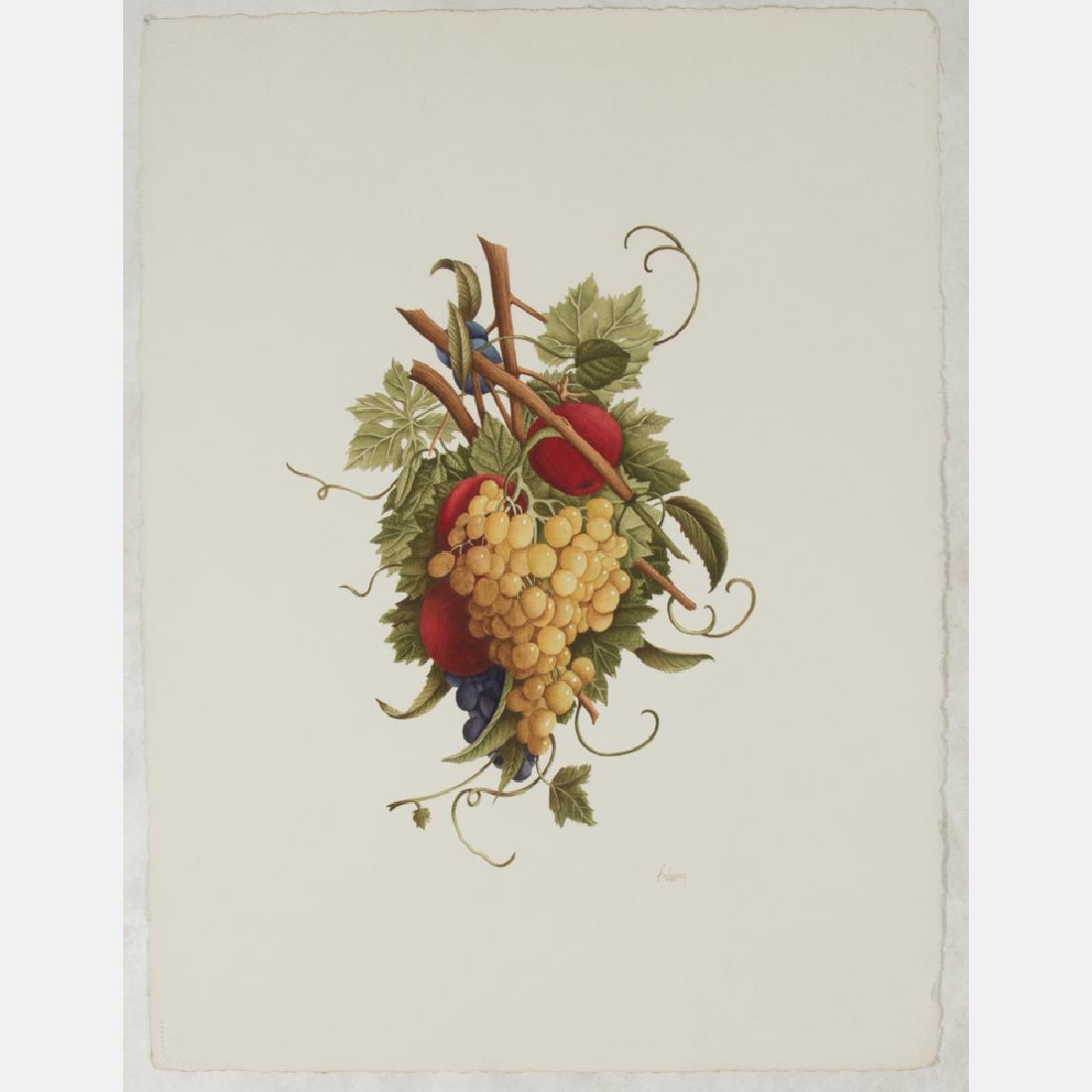Jack Freborg (20th Century) Fruit Still Life, (1 of 3)