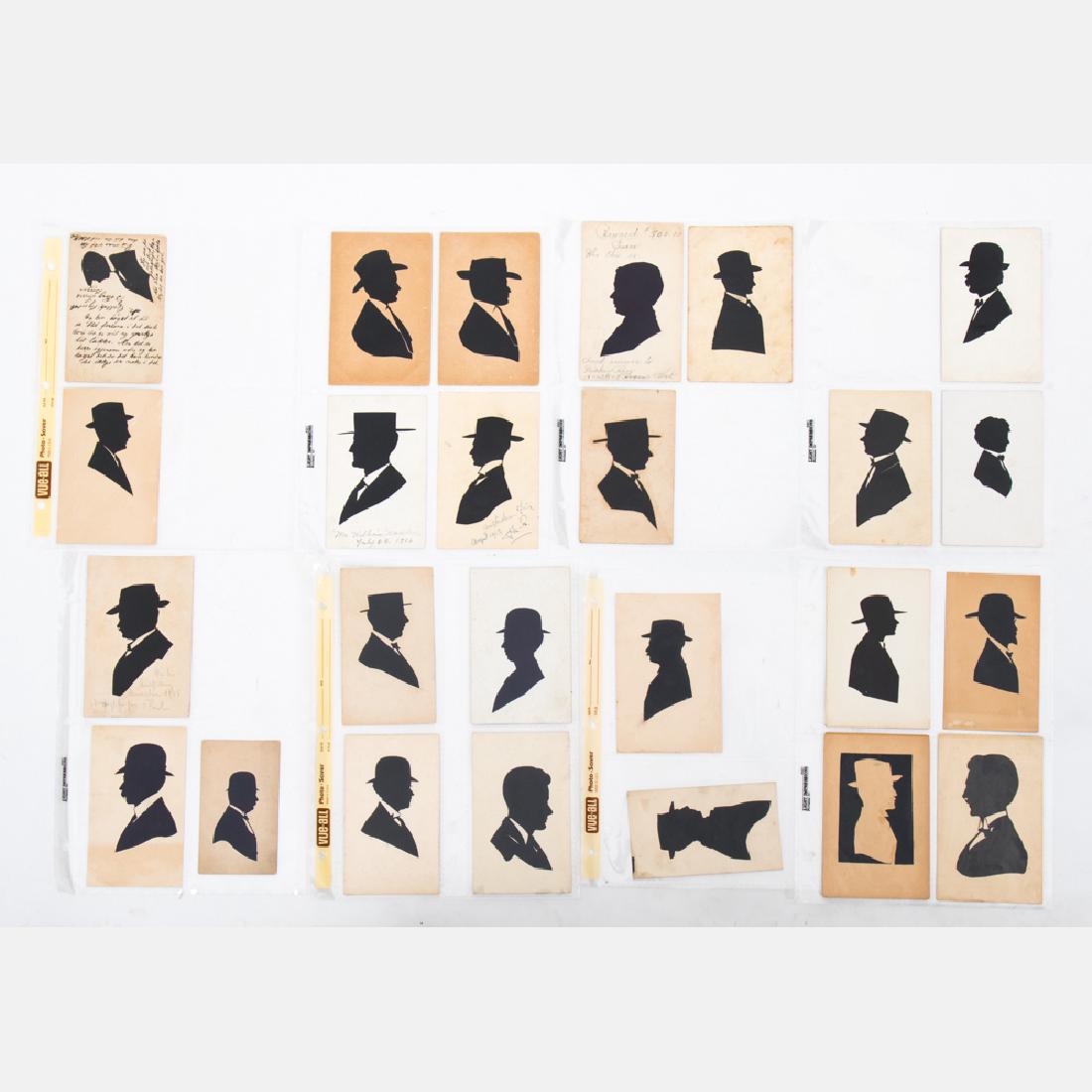 A Collection of Twenty-Five Cut Paper and Ink (1 of 2)