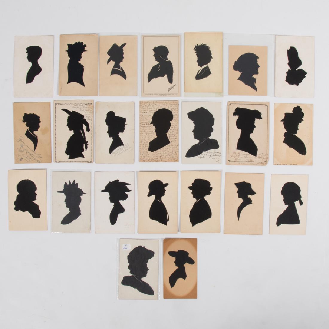 A Collection of Twenty-Two Cut Paper and Ink (1 of 2)