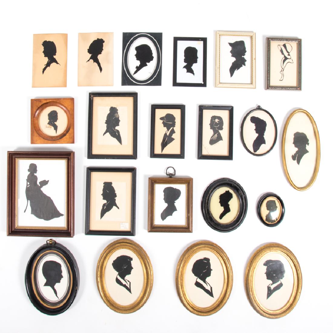 A Collection of Twenty-One Cut Paper and Reverse (1 of 1)