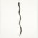 A Folk Art Carved and Painted Hardwood Snake Form Cane,