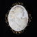 A 9kt. Yellow Gold and Carved Shell Cameo Brooch.