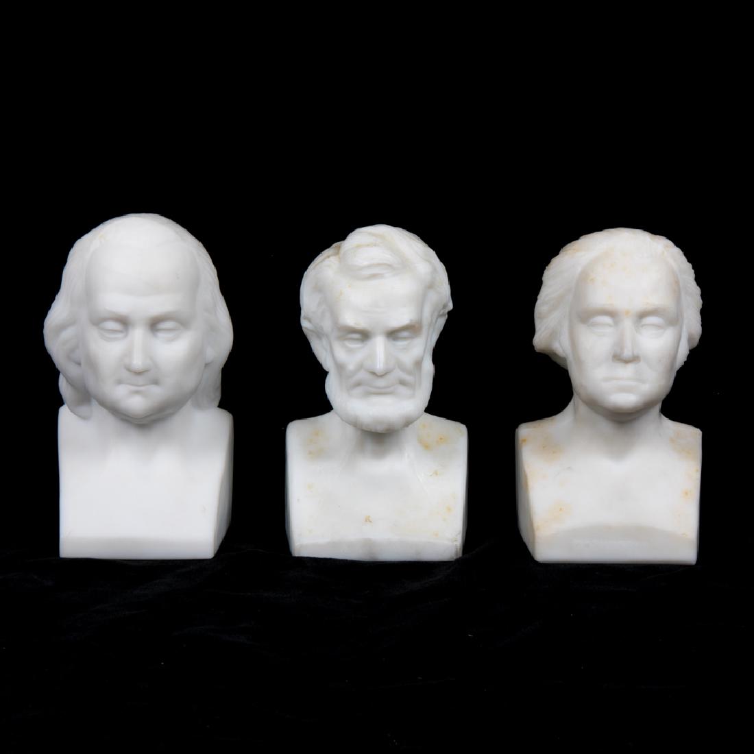 Two Gillinders and Sons Opaline Glass Busts of George (1 of 6)