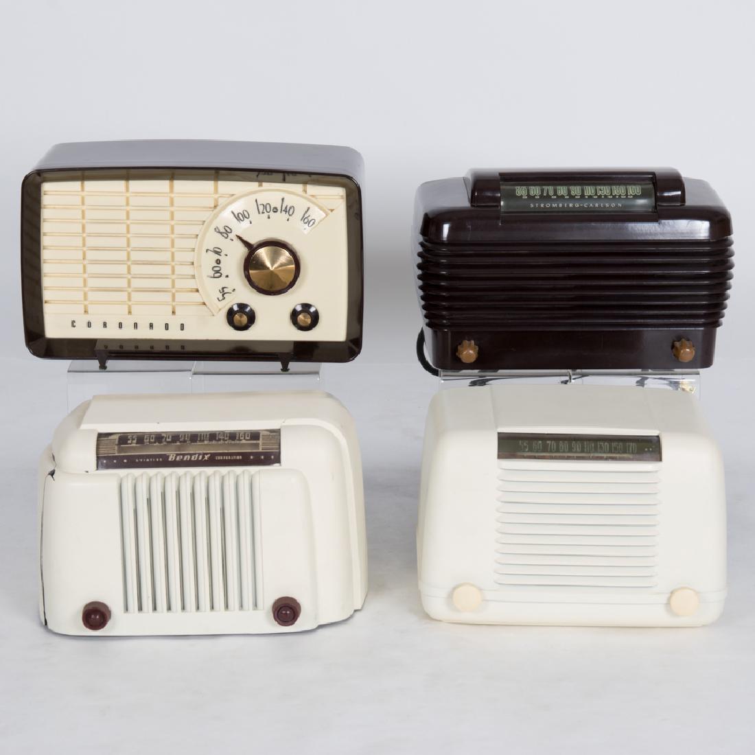 A Group of Four Bakelite and Plastic Radios by Various (1 of 20)
