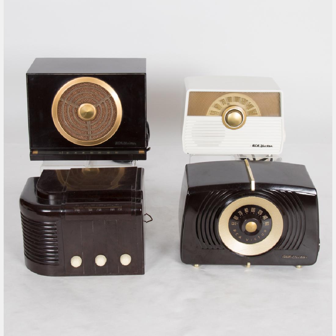 A Group of Four Bakelite and Plastic Radios by RCA (1 of 17)
