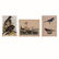 A Group of Three Colored Lithographs Depicting Birds by