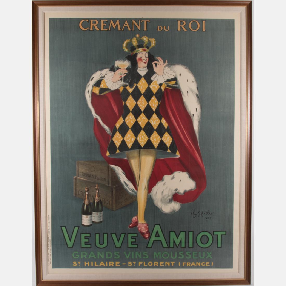 Leonetto Cappiello (1875-1942) Cremant du Roi/Veuve (1 of 2)