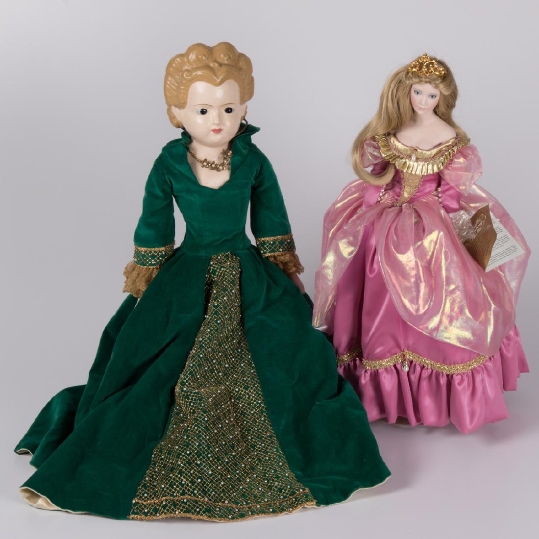 Two Dolls by Various Makers, 20th Century, (1 of 1)