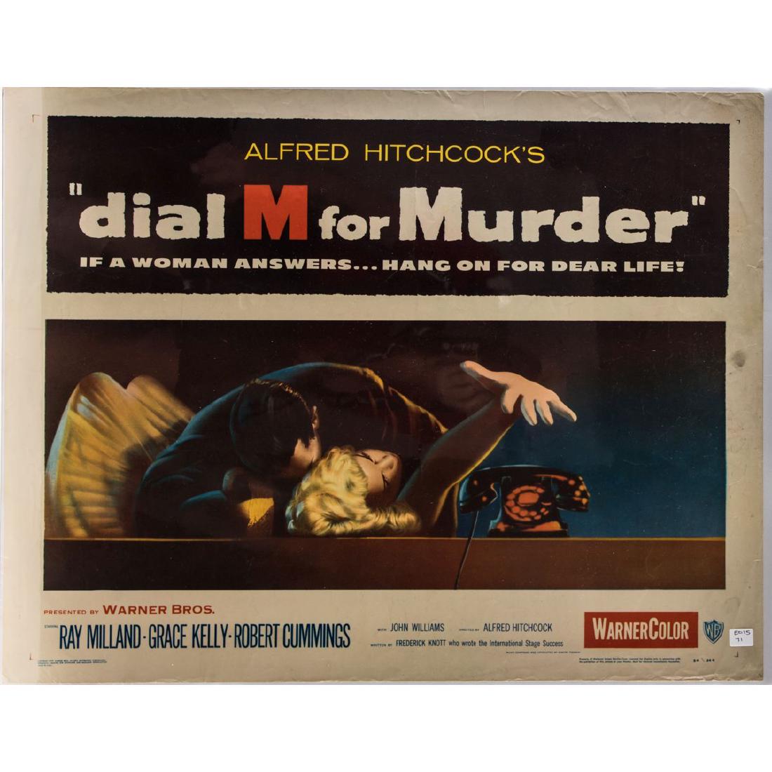 A 'Dial M for Murder' Movie Poster, 1954. (1 of 3)