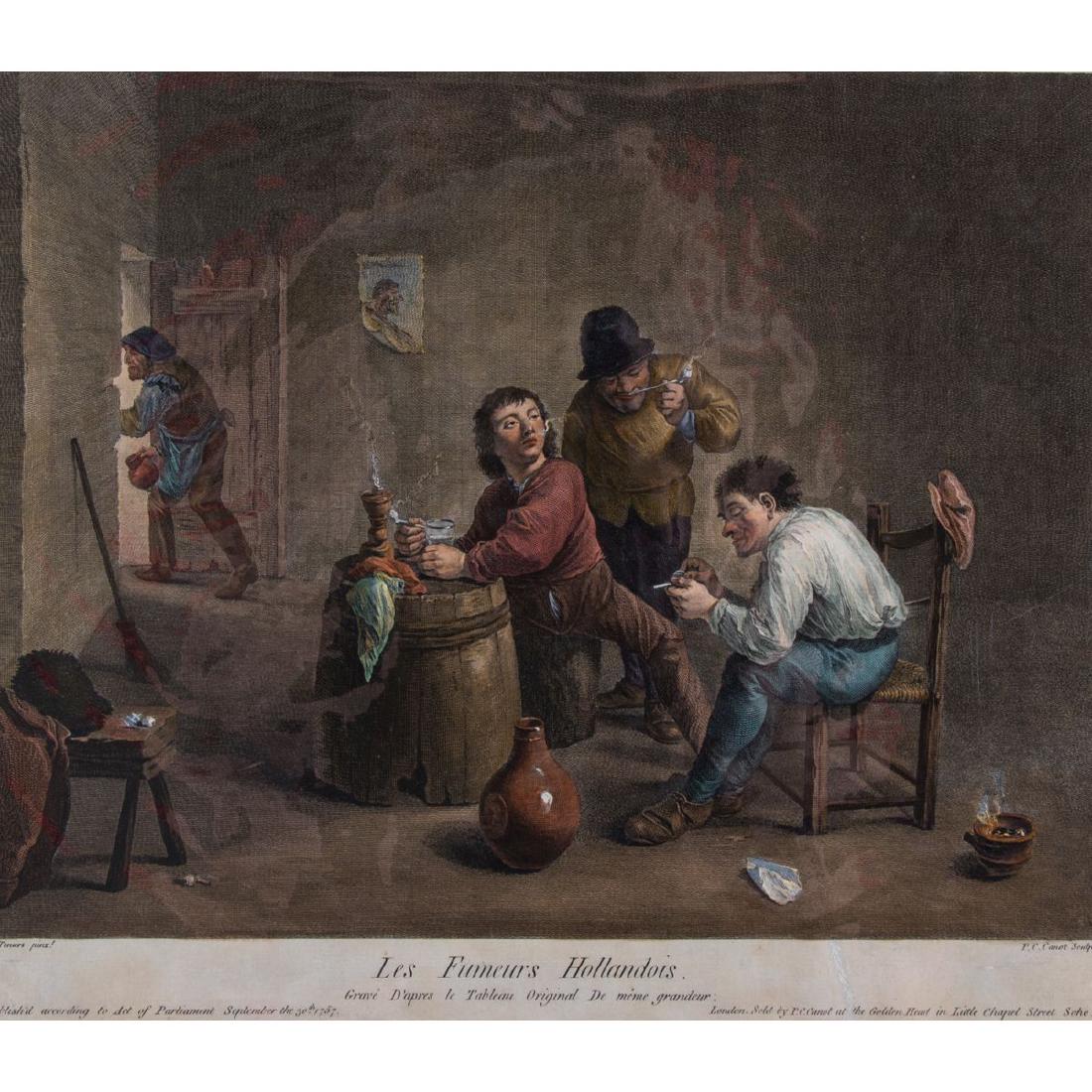 After David Teniers (1610-1690) Les Fumeurs Hollandois, (1 of 3)