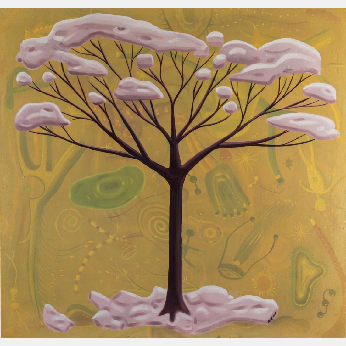 Scott Miller (1955-2008) Winter Tree, Oil on canvas, (1 of 4)