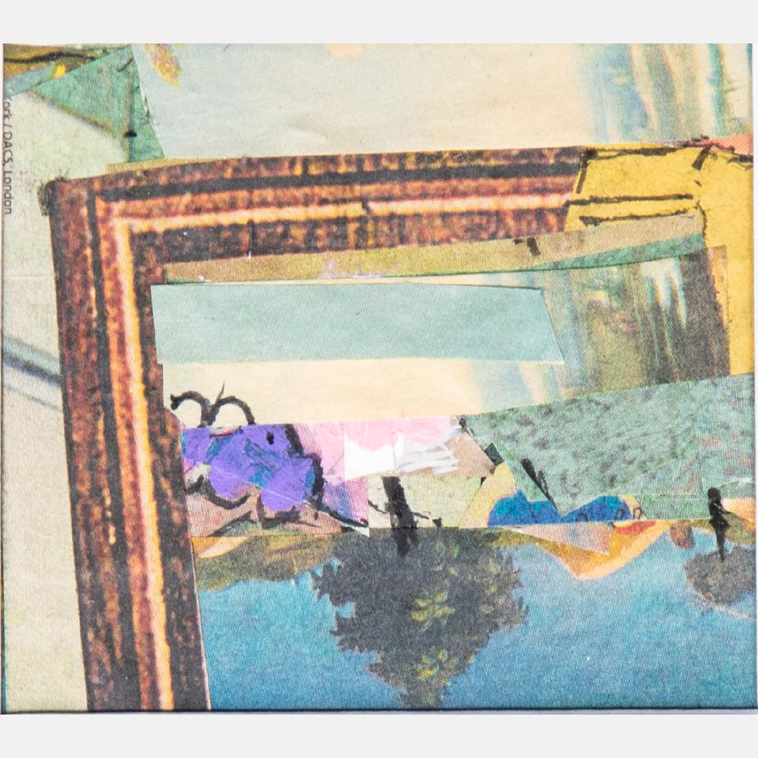 David Clyde Driskell (b. 1931) Untitled, Mixed media: David Clyde Driskell (b. 1931) Untitled, Mixed media collage, Unsigned. Framed dimensions: h: 9 1/4 x w: 9 1/2 in. H: 5 3/4 W: 5 1/2 in.