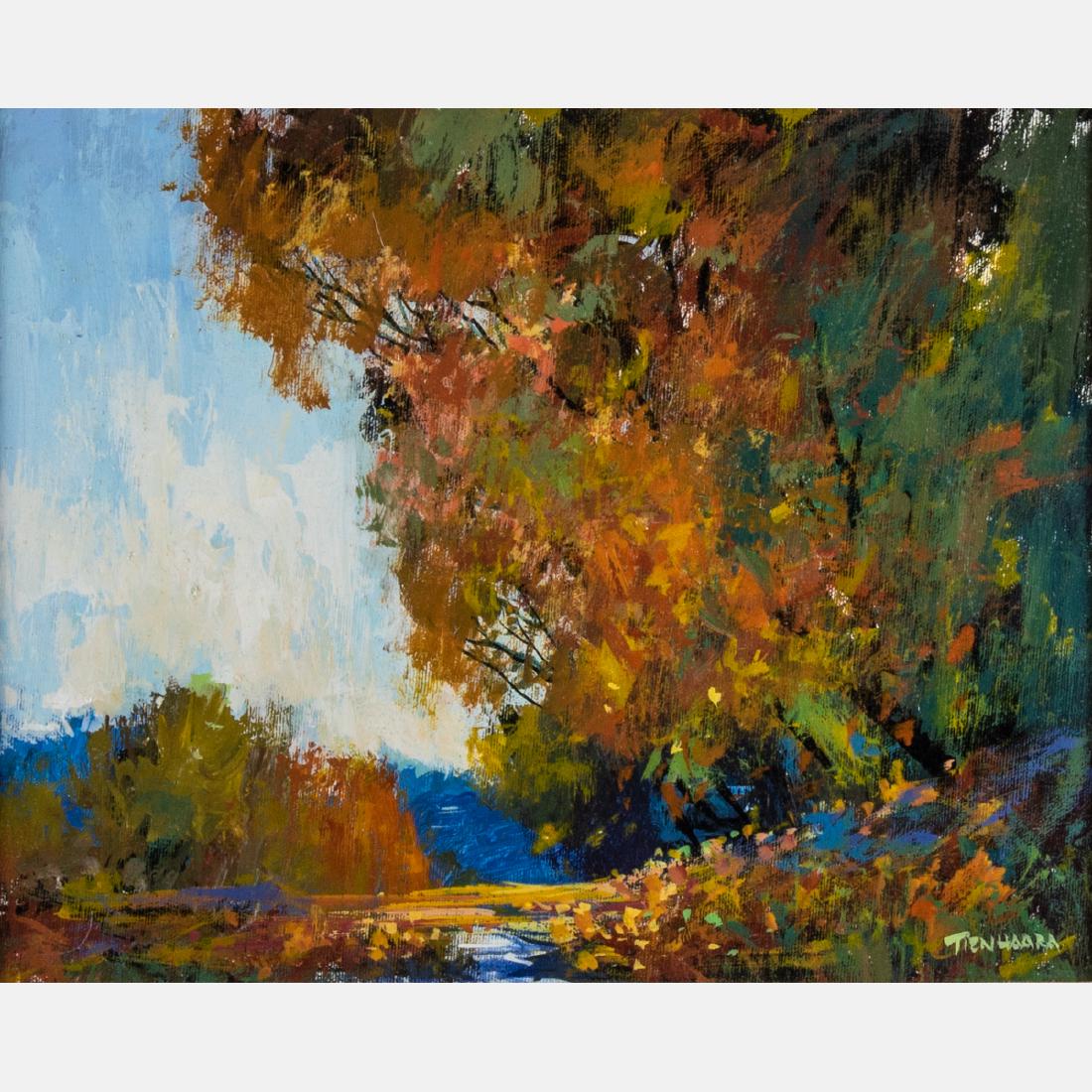 Michael Tienhaara (20th Century) Nature Sings, Oil on (1 of 5)