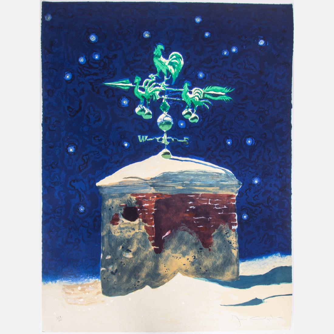 Jamie Wyeth (b. 1946) Weathervane, Lithograph, (1 of 4)