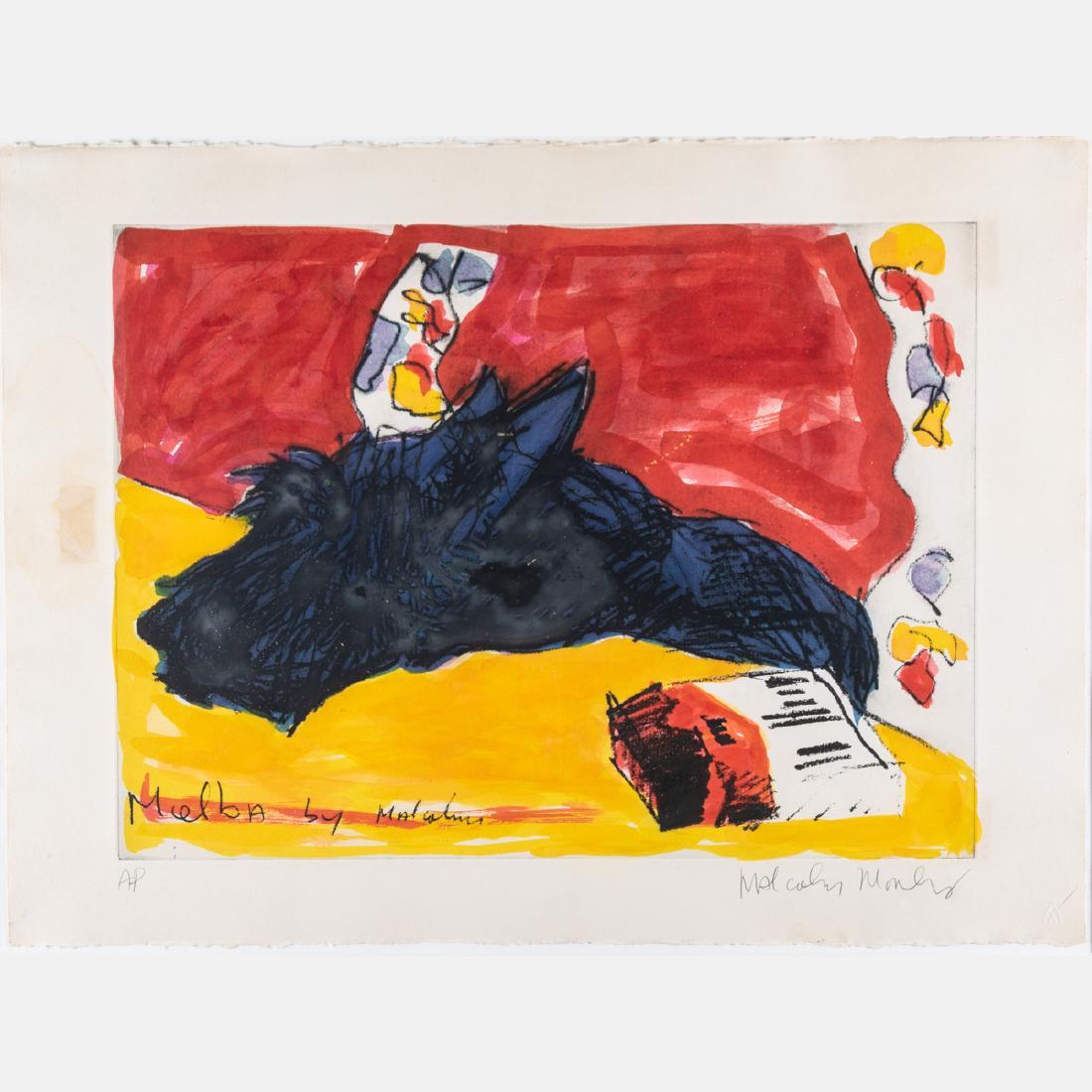 Malcolm Morley (b. 1931) Melba by Malcolm, Hand colored (1 of 5)