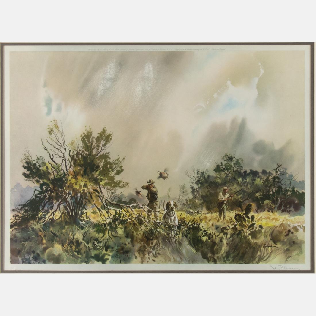 John P. Cowan (1920-2008) In the Broomweed, Offset (1 of 3)