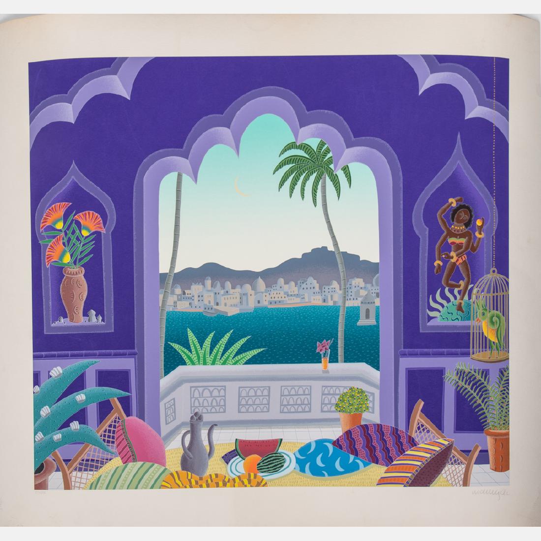 Thomas McKnight (b. 1941) Living Room, Silkscreen, (1 of 3)