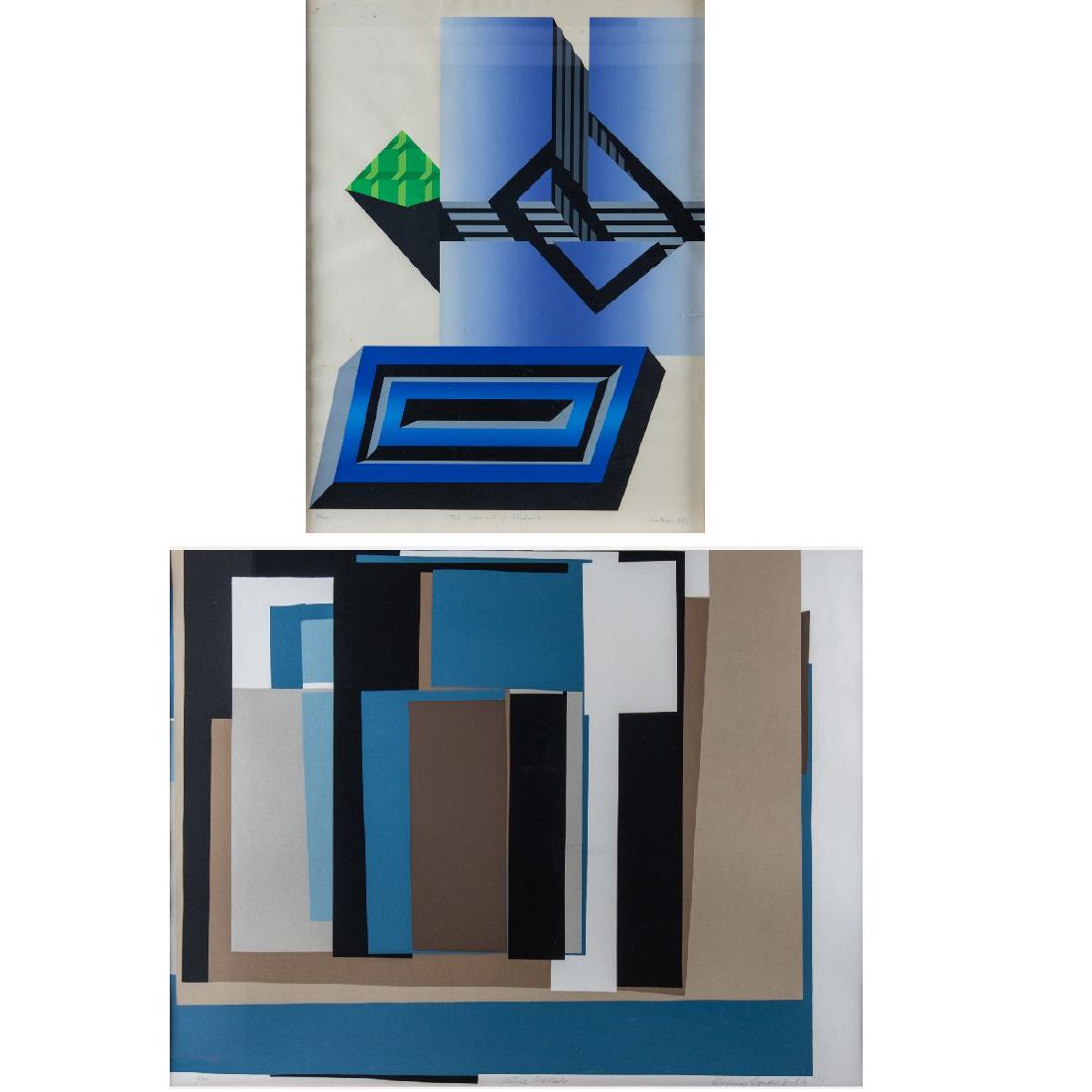 Two Framed Decorative Prints by Various Artists, 20th (1 of 12)