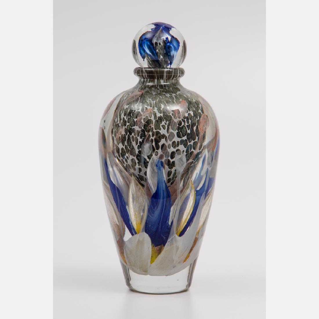 Jean-Claude Novaro (1948-2014) Bubble Blue and Speckled (1 of 4)