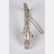 A 14kt. White Gold, Platinum and Diamond Ladies Bulova