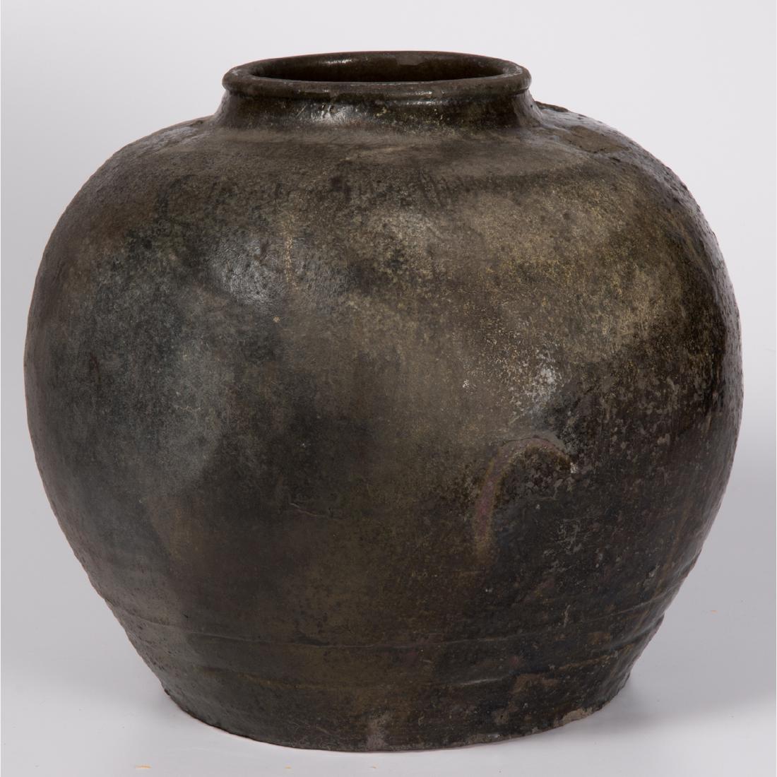 A Chinese Archaic Style Stoneware Storage Vessel. (1 of 7)
