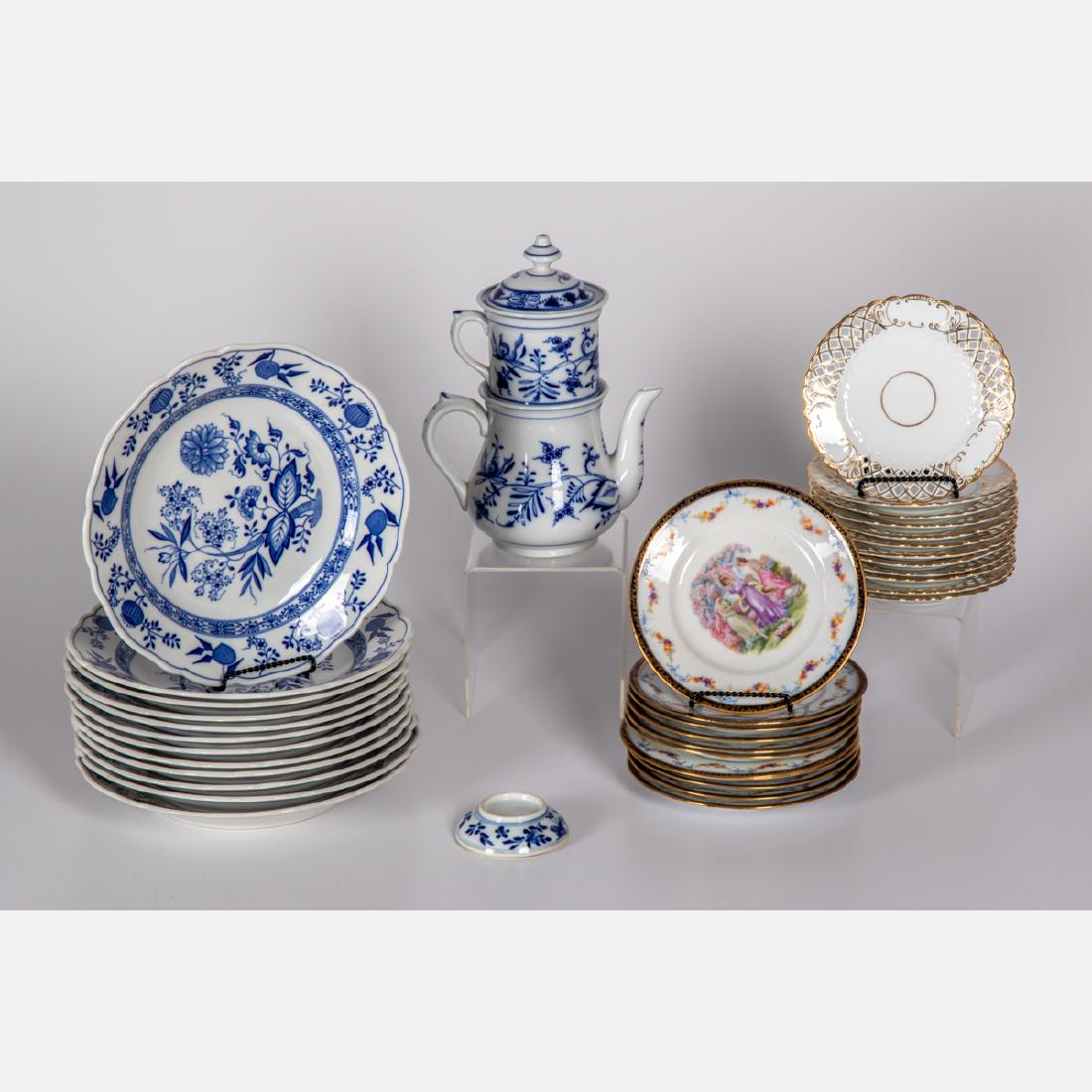 A Miscellaneous Collection of European Porcelain Plates (1 of 5)