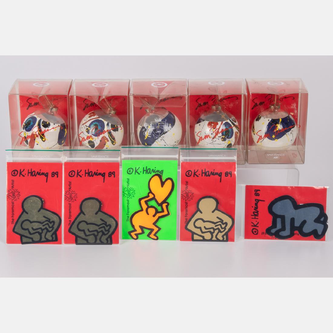 A Collection of Keith Haring and Sam Francis Christmas (1 of 1)