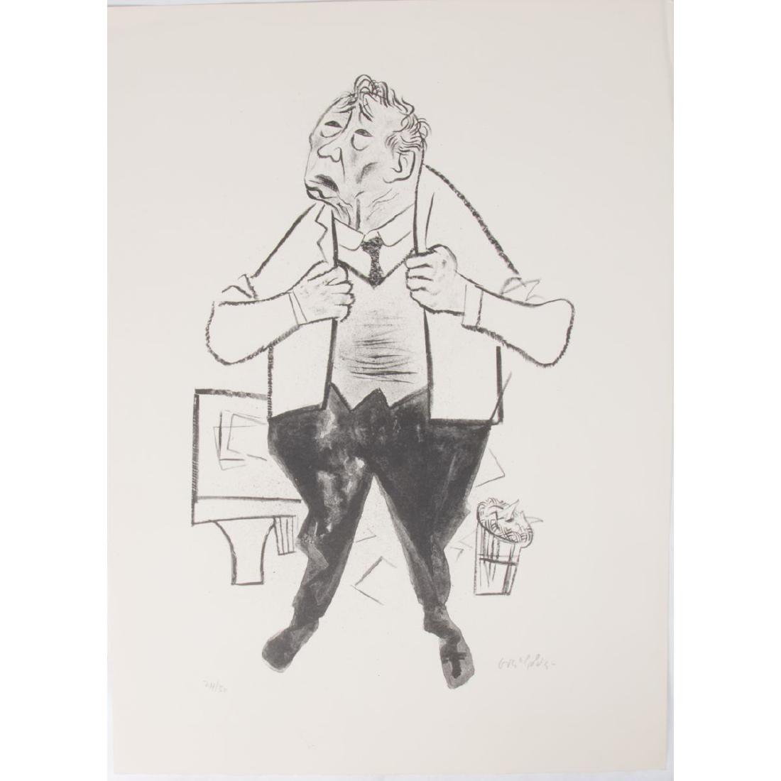 William Gropper (1897-1977) Orator, Lithograph,: William Gropper (1897-1977) Orator, Lithograph, Signed lower right. H: 22 W: 16 1/4 in.