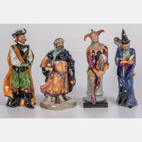 A Group of Four Royal Doulton Porcelain Figures, 20th (1 of 13)