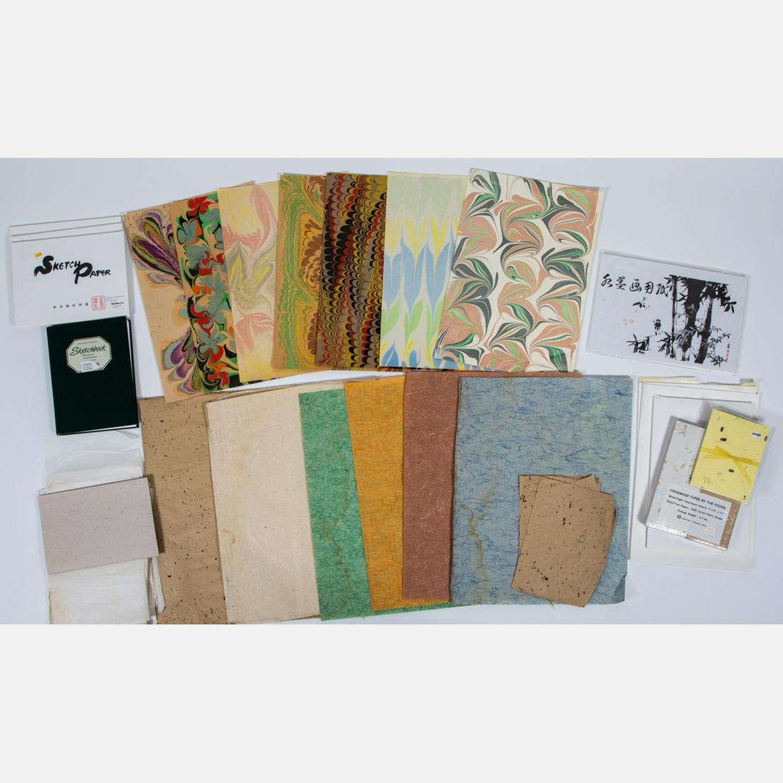 A Miscellaneous Collection of Handmade Japanese Paper, (1 of 5)