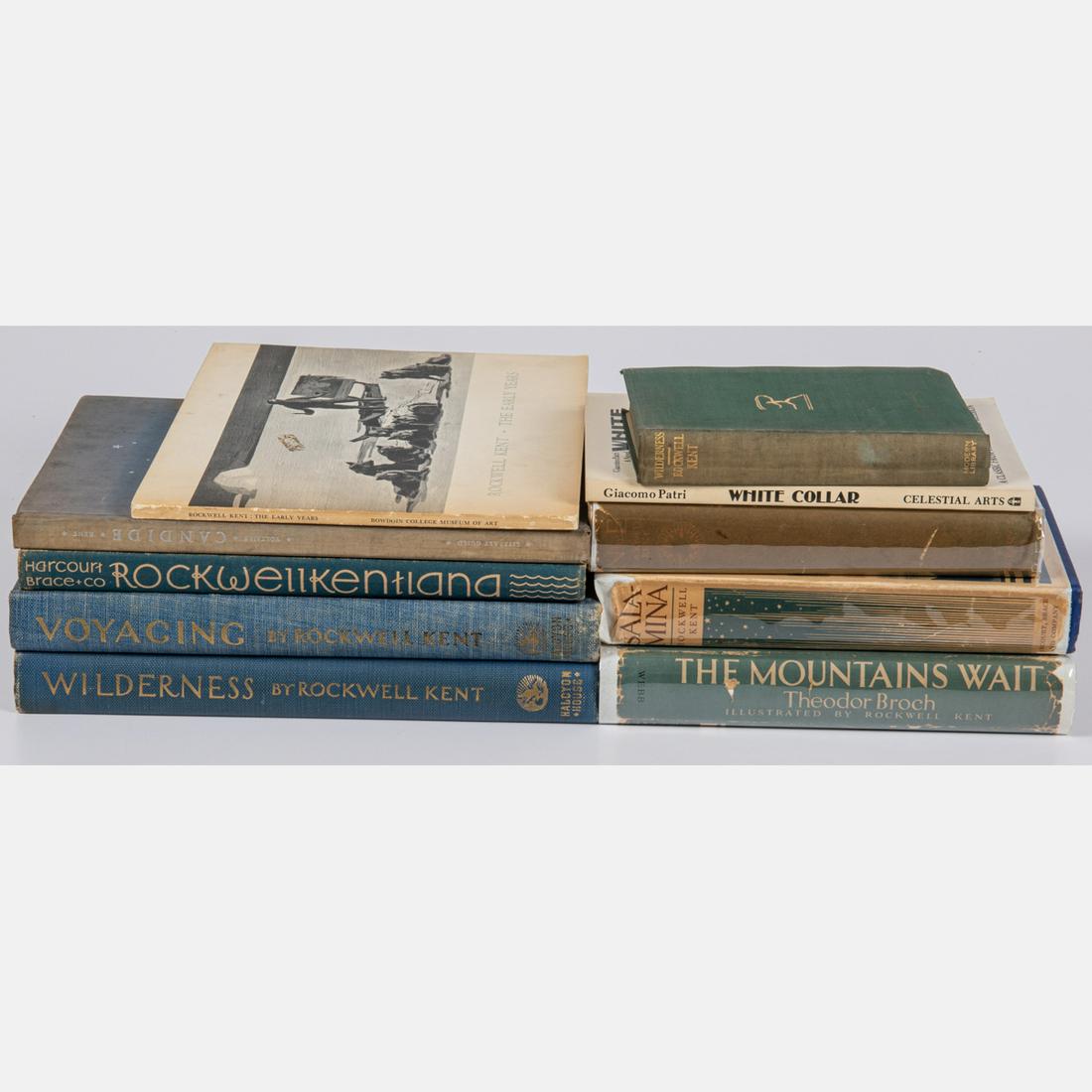 A Group of Ten Books Pertaining to Rockwell Kent by (1 of 3)